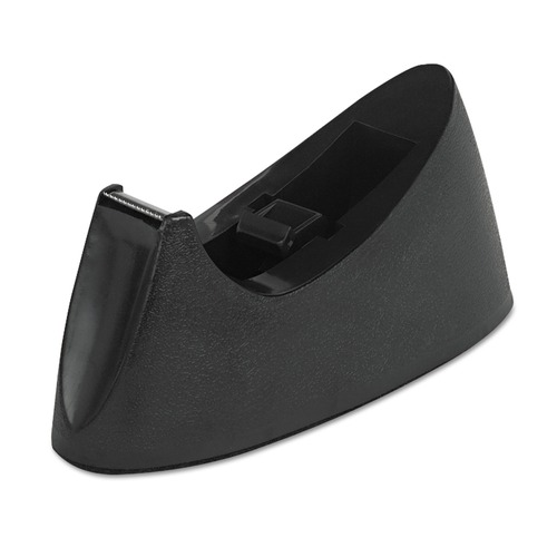 Customer Appreciation Sale - Save up to $60 off | Universal UNV15001 1 in. Core, Weighted Nonskid Base, Desktop Tape Dispenser - Black image number 0