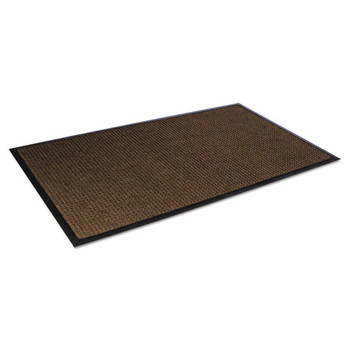 Crown SS R310DB Super-Soaker 36 in. x 120 in. Polypropylene Scraper/Wiper Mat - Dark Brown