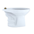 Toilet Bowls | TOTO CT705ULN#01 Elongated 1.0 GPF Floor-Mounted Toilet Bowl (Cotton White) image number 4
