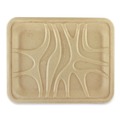 Food Trays, Containers, and Lids | World Centric TR-SC-4S-LFS 7.1 in. x 9.1 in. x 0.7 in. Paper Fiber Trays - Natural (500/Carton) image number 0