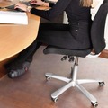 Office Furniture Accessories | Floortex FCDA0716BK AFS-TEX 16 in. x 7 in. x 7 in. Dynamic Foot Rest - Midnight Black image number 2