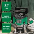 Office Electronics & Batteries | Metabo HPT 381991M 36V/18V MultiVolt 4 Ah/8 Ah T-PWR  Lithium-Ion Battery image number 1