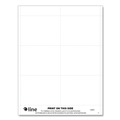  | C-Line 92443 4 in. x 3 in. Name Badge Inserts - White (60/Pack) image number 1