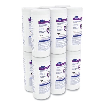 Diversey Care Oxivir 7 in. x 8 in. 1-Ply 1 Wipes (60/Canister, 12 Canisters/Carton)