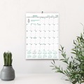 Calendars & Planners | Brownline C171103 12-Month (Jan to Dec): 2026 12 in. x 17 in. EcoLogix Artwork Monthly Wall Calendar - White/Green Sheets image number 5