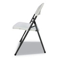 Office Jansan | Alera ALEFR9402 18.19 in. Seat Height 225 lbs. Capacity Molded Resin Folding Chair - White (4/Carton) image number 2
