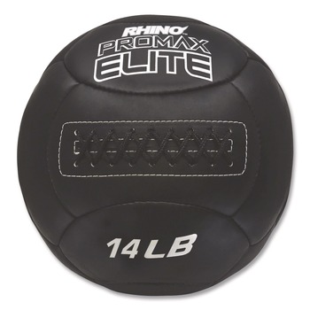 Champion Sports Rhino Promax Elite 14 lbs. Medicine Ball - Black
