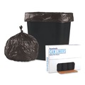 Trash Bags | Boardwalk H4832RKKR01 24 in. x 32 in. 16 gal. 0.35 mil. Low-Density Waste Can Liners - Black (500/Carton) image number 1
