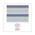 Office Jansan | Universal UNV15614 1 mm Medium Blue Ink Stick Ballpoint Pens (60/Pack) image number 4