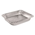 Food Trays, Containers, and Lids | Handi-Foil 4025-40-100 10.38 in. x 12.75 in. x 2.19 in. Aluminum Steam Table Pans (100/Carton) image number 0