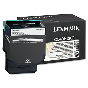 Lexmark C540H2KG 2500-Page High-Yield Toner - Black