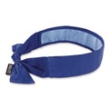 Cooling Gear | Ergodyne 12567 Chill-Its 6700CT One Size Fits Most Cooling Bandana PVA Tie Headband - Solid Blue image number 0