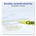 Office Jansan | Avery 24130 HI-LITER Desk-Style Chisel Tip Highlighters - Fluorescent Yellow Ink/Black Barrel (200/Box) image number 4