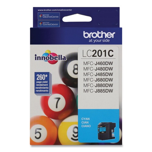 Bulk Savings Pricing 1 | Brother LC201C Innobella 260 Page-Yield Ink - Cyan image number 0