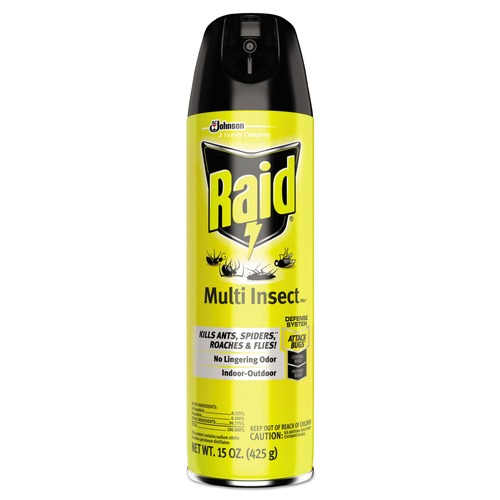 Cleaning & Janitorial Supplies | Raid 300819 15 oz Multi Insect Killer Aerosol Spray (12/Carton) image number 0