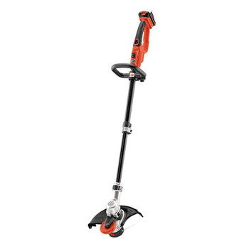 Factory Reconditioned Black & Decker LST400 20V MAX Lithium-Ion High-Performance 12 in. Straight Shaft Cordless String Trimmer Kit (4 Ah)