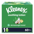 Paper Towels and Napkins | Kleenex 54271 Soothing Lotion 3-Ply Facial Tissue - White (1620/Carton) image number 3
