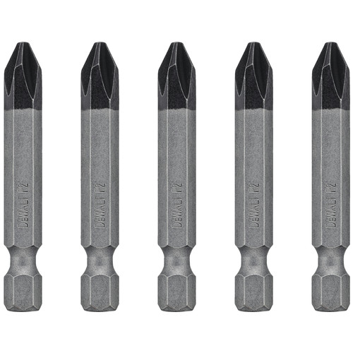  | Dewalt DWA2PH2-5L 5-Pc 2 in. PH2 Bit Tip image number 0