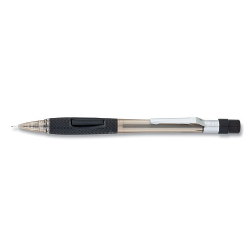 Pens | Pentel PD345TA 0.5 mm HB (#2) Quicker Clicker Mechanical Pencil - Black Lead, Smoke/Black Barrel image number 0