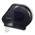 Paper & Dispensers | San Jamar R6500TBK 12 in. to 13 in. Roll 22 in. x 5.88 in. x 16.5 in. Quantum JBT Classic Dispenser - Transparent Black Pearl image number 1
