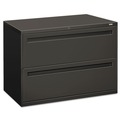 Office & Office Supplies | HON H792.L.S Brigade 700 Series Two-Drawer 42 in. x 18 in. x 28 in. Lateral File Cabinet - Charcoal image number 0