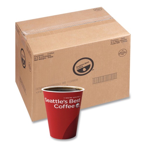 Coffee | Seattle's Best 12420900 5 lbs. Bag Henry's Espresso (4/Carton) image number 0