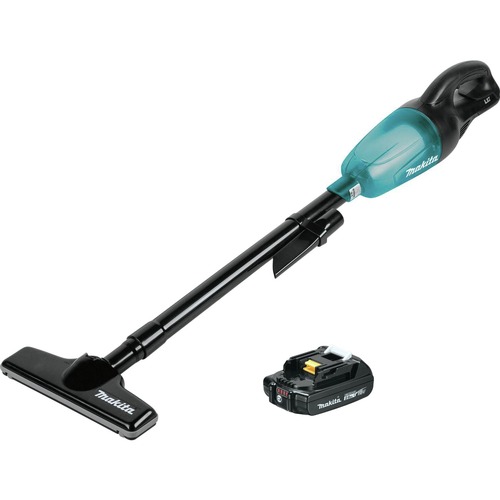 Handheld Vacuums | Makita XLC02ZB-BL1820B-BNDL 18V LXT Lithium-Ion Brushed Cordless Compact Vacuum and Compact Battery Bundle (2 Ah) image number 0