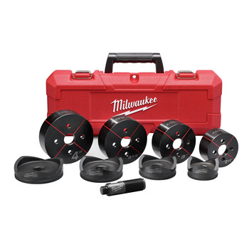 Milwaukee 49-16-2695 EXACT 2-1/2 - 4 in. 9-Piece Knockout Set Milwaukee 49-16-2695 EXACT 2-1/2 - 4 in. 9-Piece Knockout Set
