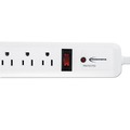 Innovera IVR71652 6-Outlet 540-Joule Surge Protector with 4 ft. Cord - White image number 1