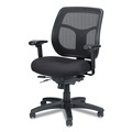 Office Chairs | Eurotech MFT945SL 18.9 in. to 22.4 in. Seat Height Apollo Multi-Function Mesh Task Chair Supports Up to 250 lbs. - Silver Seat/Back, Black Base image number 1