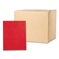 File Folders | Roaring Spring 54126 Accommodates (100) 11 in. x 8.5 in. Sheets Pocket Folder with Prongs - Red (250/Carton) image number 0