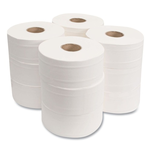Toilet Paper | Morcon Paper VT110 2-Ply Septic Safe Jumbo Bath Tissues - White (12 Rolls/Carton) image number 0