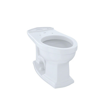 TOILET BOWLS | TOTO C784EF#01 Eco Clayton Elongated Toilet Bowl (Cotton White)
