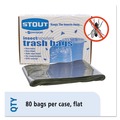 Trash Bags | Stout by Envision P3345K20 Insect-Repellent Trash Bags, 35 Gal, 2 Mil, 33-in X 45-in, Black, 80/box image number 3