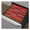  | Universal UNV16163 Reinforced 1/3-Cut Assorted Top-Tab File Folders - Letter Size, Red (100/Box) image number 3
