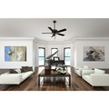 Ceiling Fans | Casablanca 54007 54 in. Ainsworth Gallery 3 Light Basque Black Ceiling Fan with Light image number 7