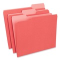 Office Jansan | Universal UNV12303 1/3-Cut Assorted Tab Interior File Folders - Letter Size, Red (100/Box) image number 1