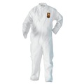Safety Equipment | Ansell 49104 A20 Breathable Particle Protection Coveralls with Zip Closure - Extra Large, White (24/Carton) image number 0