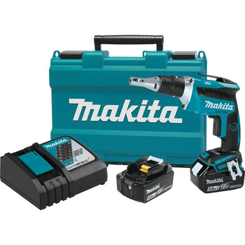SCREW GUNS | Makita XSF03T 18V LXT 5.0 Ah Lithium-Ion Brushless Cordless Drywall Screwdriver Kit