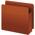 Office Jansan | Pendaflex 95343 3.5 Expansion Letter Size Heavy-Duty End Tab File Pockets - Red Fiber (10/Box) image number 0