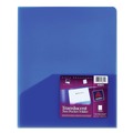 Office Jansan | Avery 47811 20-Sheet Capacity 11 in. x 8.5 in. Plastic Two-Pocket Folder - Translucent Blue image number 0