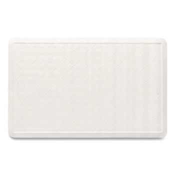 Rubbermaid Commercial Safti-Grip Latex-Free Vinyl Bath Mat 14 X 22.5 White (4/Carton)