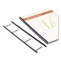 Office & Office Supplies | GBC 9741631P 200 Sheet Capacity VeloBind Reclosable Spines - Blue (25/Pack) image number 2
