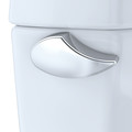 Fixtures | TOTO CST453CEFG#01 Drake II Two-Piece Round 1.28 GPF Universal Height Toilet (Cotton White) image number 6