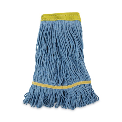New Year New Savings! Save $25 off $150 | Boardwalk BWK501BL 5 in. Headband Super Loop Wet Mop Head - Small, Blue (12/Carton) image number 0