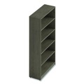 Office Filing Cabinets & Shelves | Alera AE1NNN-B36651 TOM 36 in. x 14 in. x 65 in. 5-Shelf Seville Bookcase - Walnut image number 3