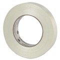 Office Jansan | Universal UNV31624 #350 Premium 24 mm x 54.8 m 3 in. Core Filament Tape - Clear (1 Roll) image number 1