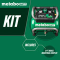 Portable Air Compressors | Metabo HPT EC36DAQ4M MultiVolt 36V 2 Gallon Cordless Air Compressor (Tool Only) image number 3