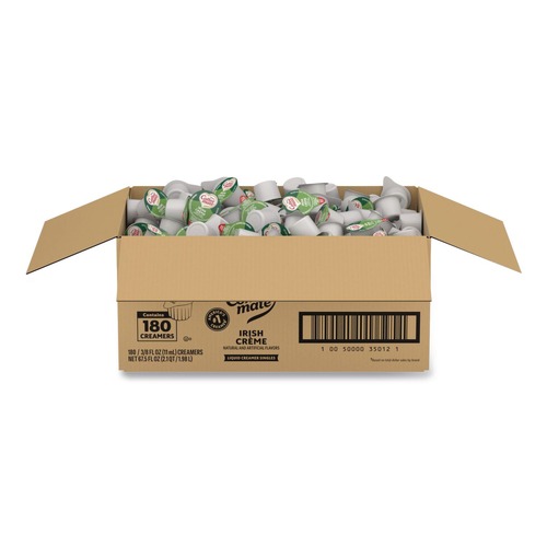 Food Service | Coffee-Mate 08506985 0.38 oz Mini Cups Bulk Liquid Coffee Creamer - Irish Cream (180/Carton) image number 0