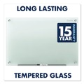 White Boards | Quartet G2418F 24 in. x 18 in. Infinity Glass Marker Board - Frost Surface image number 8